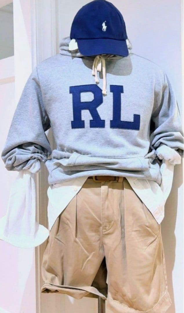 Polo Ralph Lauren グレー パーカー RLロゴ【破格】