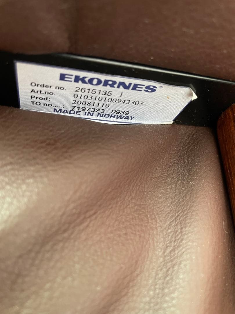 さ*に様 エコーネス　ストレスレスチェア　レノ　ノブレス革　約45万