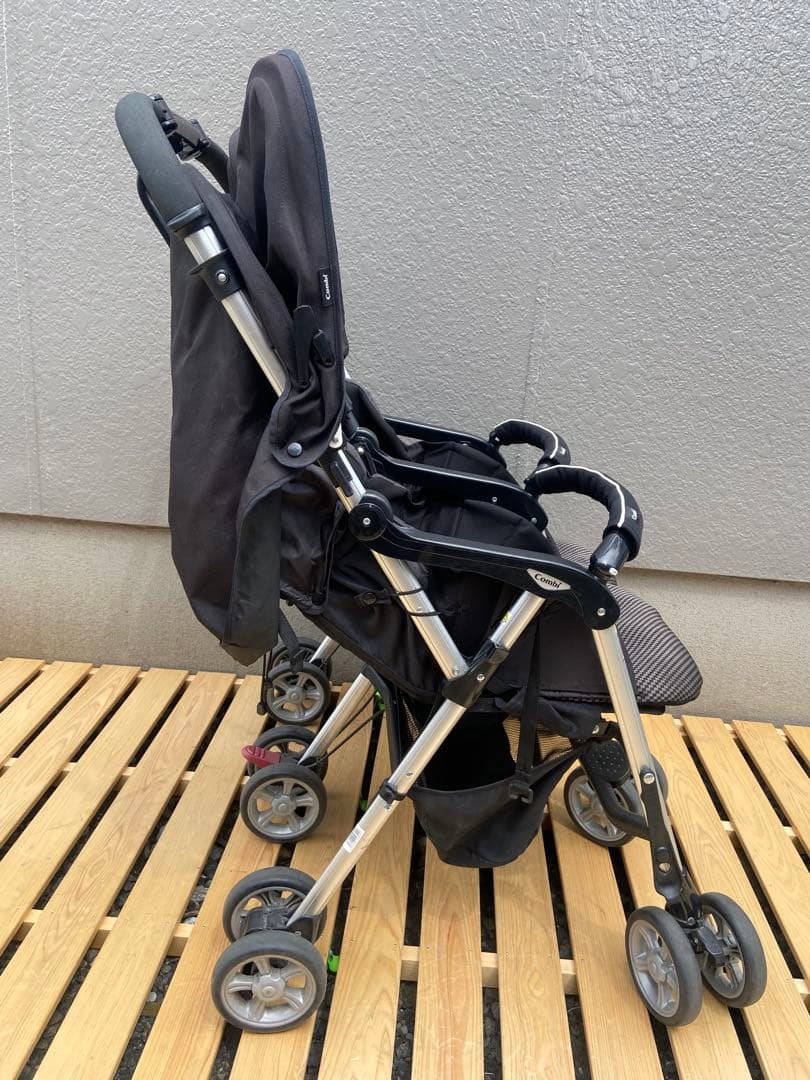 【美品】Combi コンビ ツインスピン GC 2人乗り ベビーカー 双子 兄弟