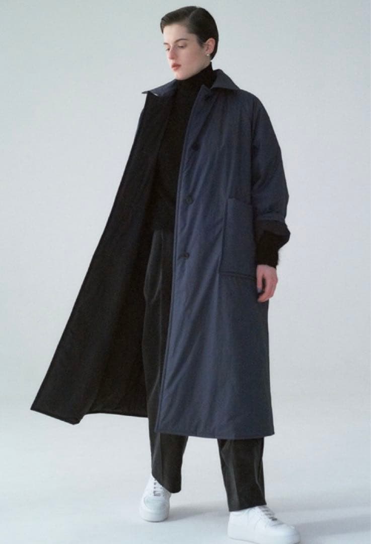 YLEVE イレーヴ コットンタイプライター リバーシブルコート