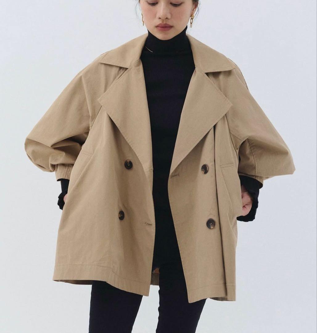 ジャケット・アウター CLORE+ Cross over Trench