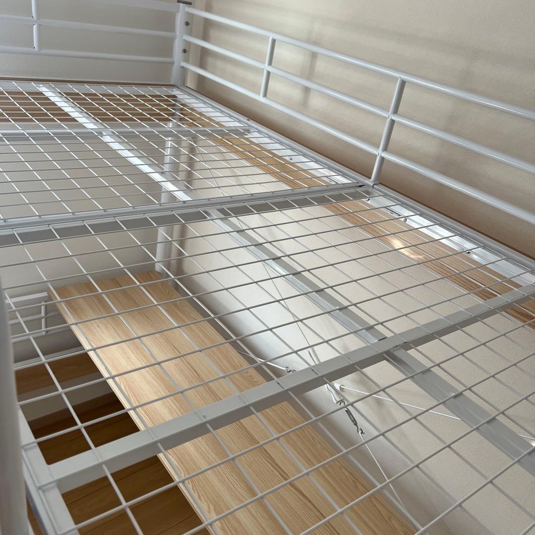 【中古品】机付きロフトベット　ホワイト