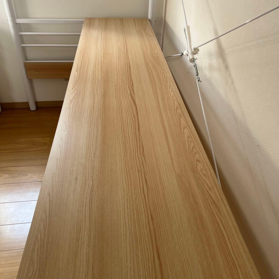 【中古品】机付きロフトベット　ホワイト