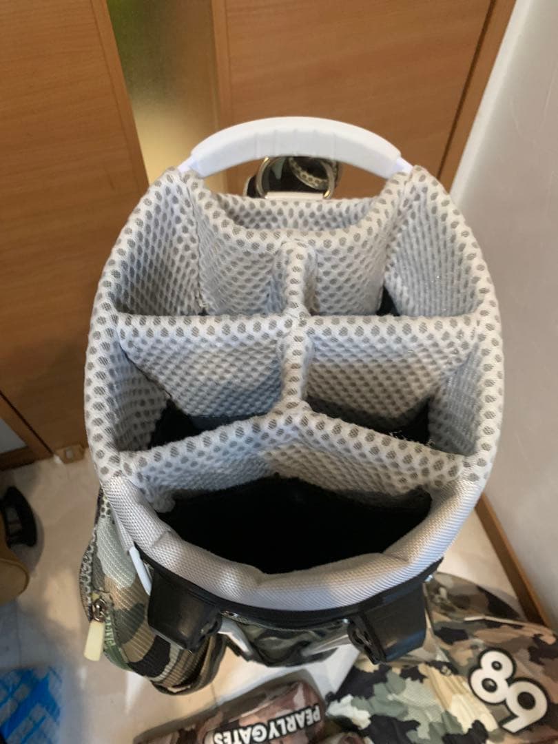 正規品　パーリーゲイツ　迷彩　カモフラ　スタンドキャディバッグ　メンズレディース