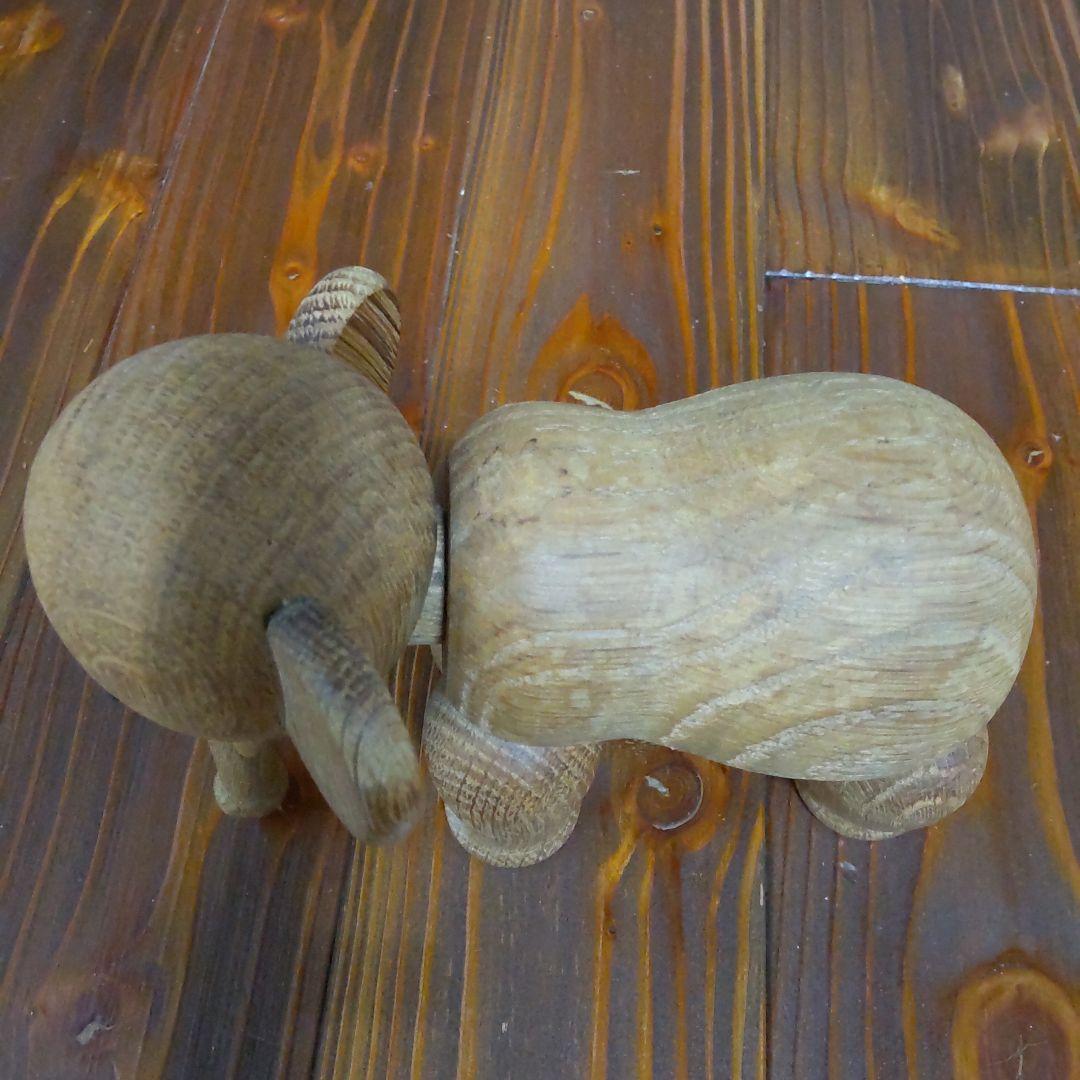 【希少】Kai Bojesen　エレファント　置物 デンマーク　W16.5