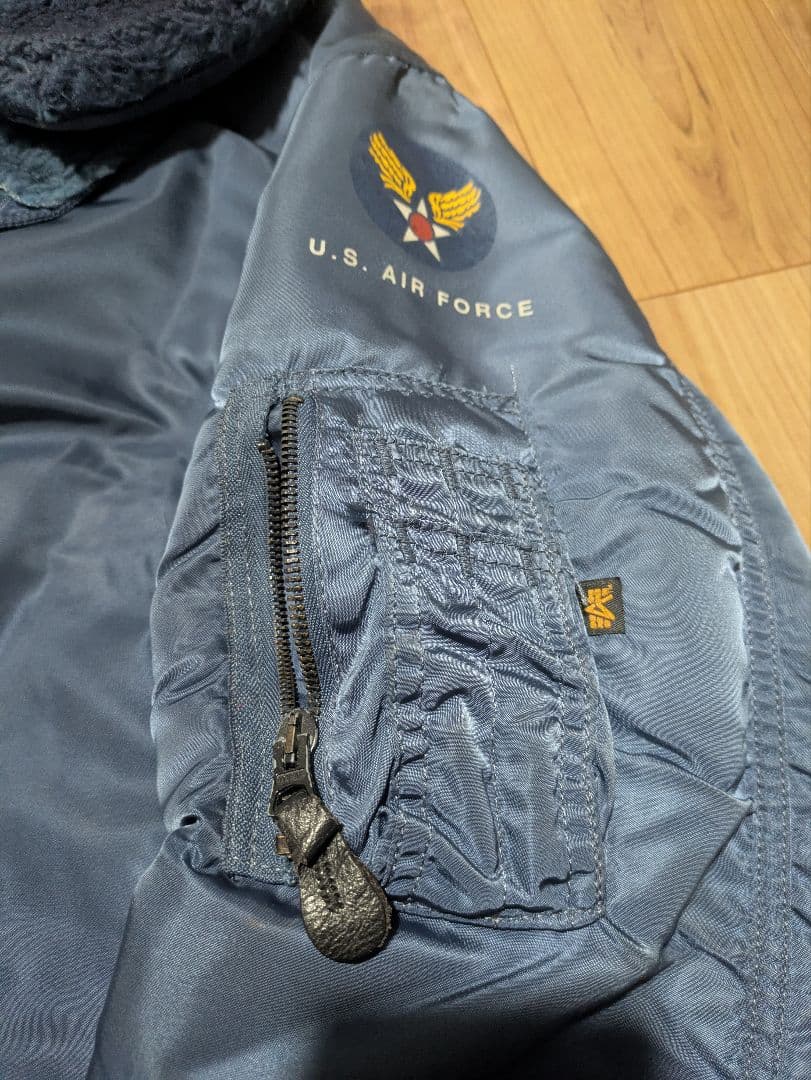 ALPHA INDUSTRIES B-15C 50s復刻 USA製　M