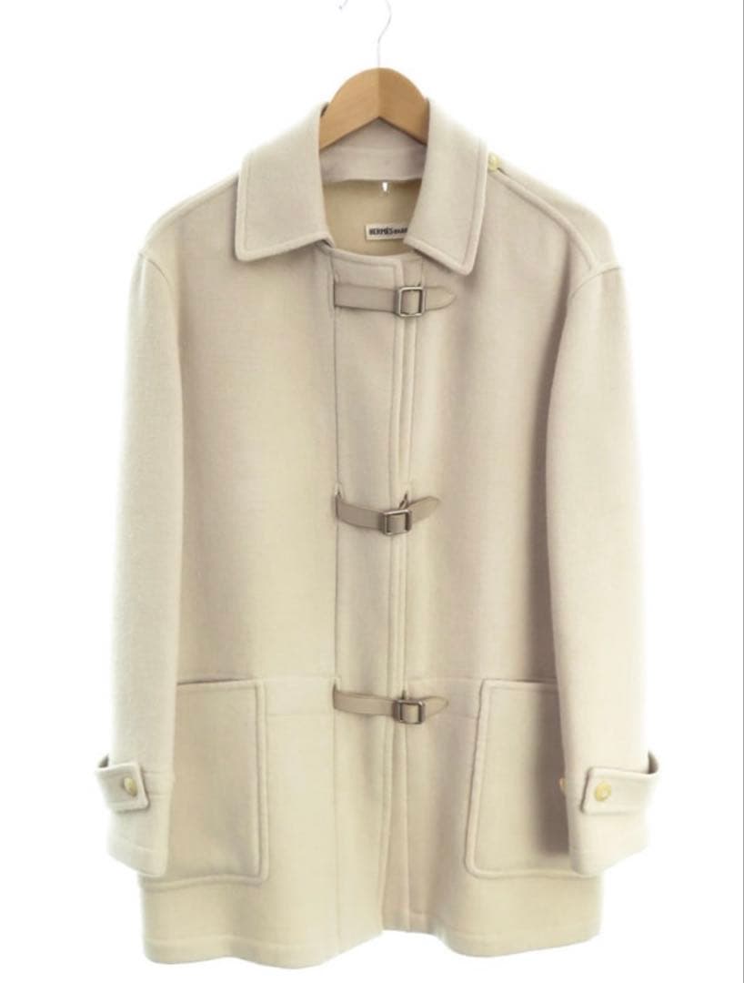 【HERMES】マルジェラ期 アピベルト ウール×カシミヤ コート size38