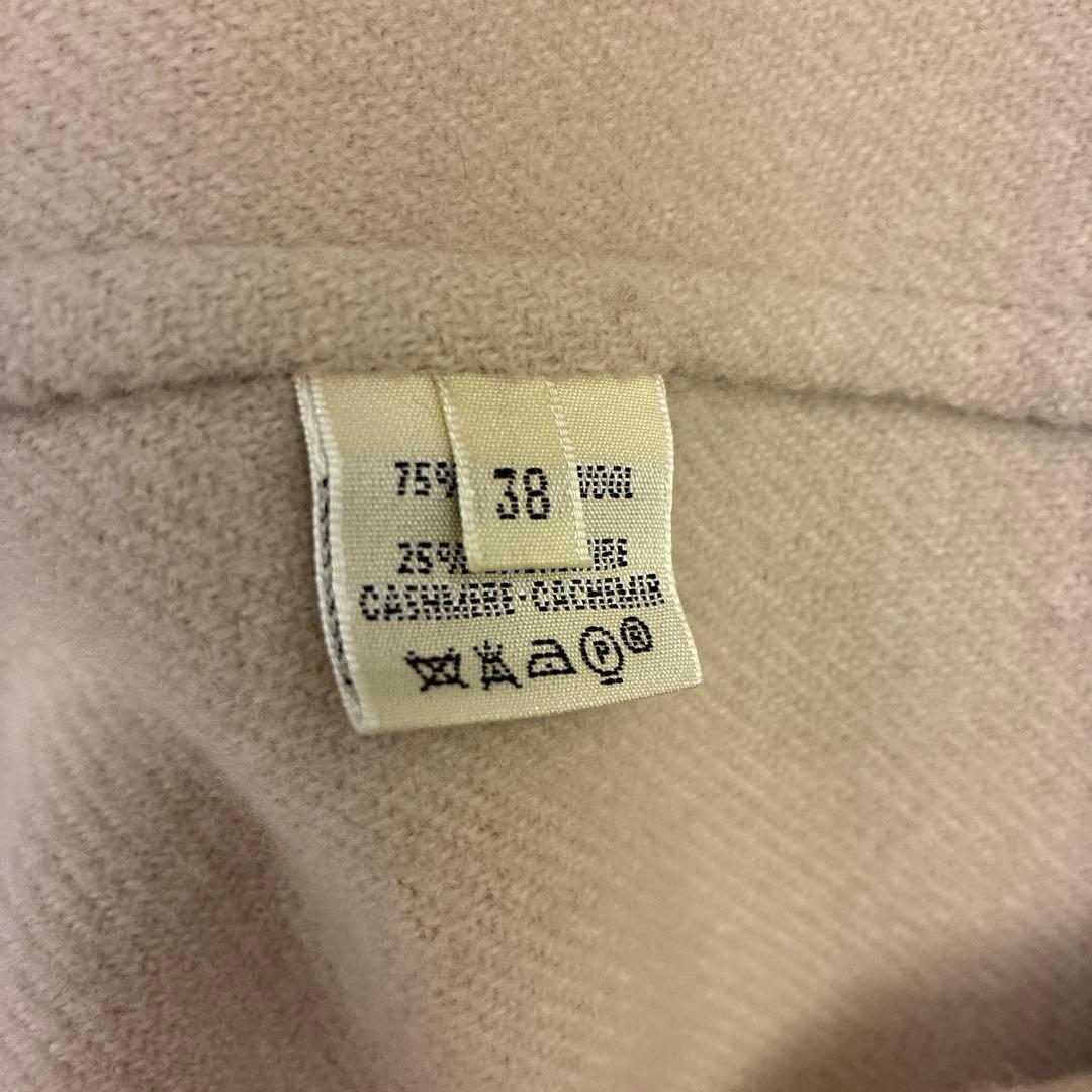 【HERMES】マルジェラ期 アピベルト ウール×カシミヤ コート size38