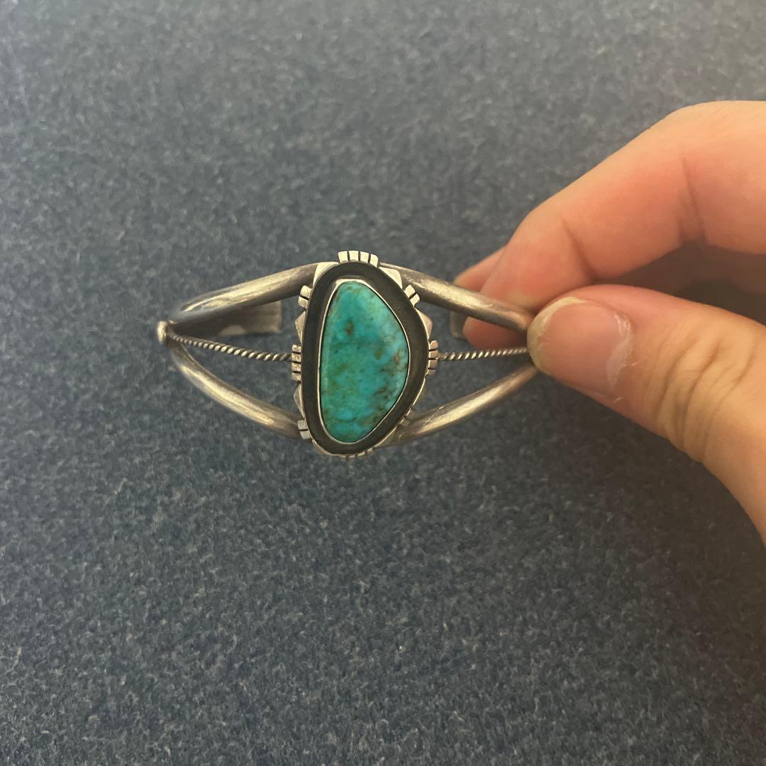 ターコイズ シルバー バングル