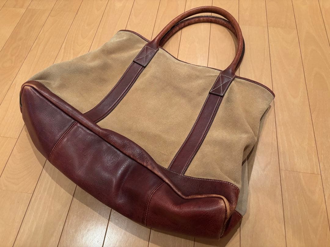 LANDS' END レザートートバッグ 革 LLビーンL.L.Bean好きに