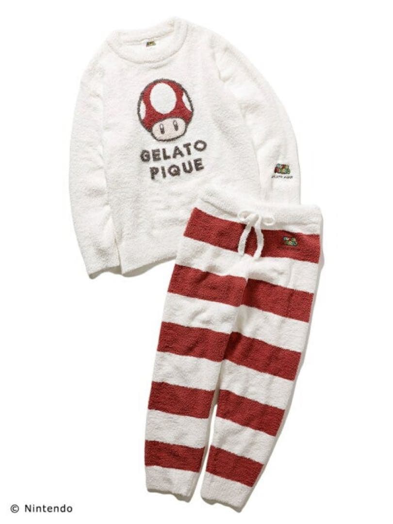 【新品•未使用】ジェラートピケ マリオ　130 140 パジャマ　キッズ