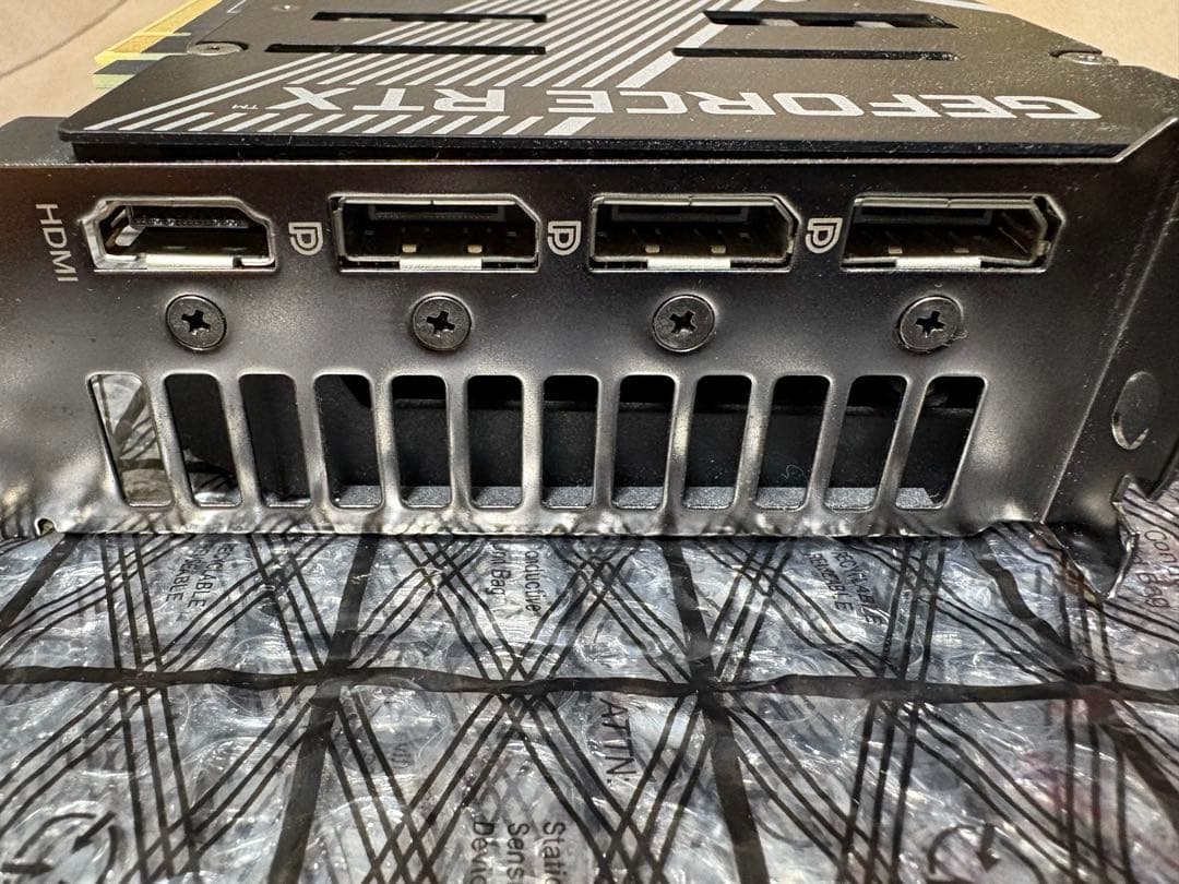 ASUS NVIDIA RTX3060ti 8G 2スロット設計