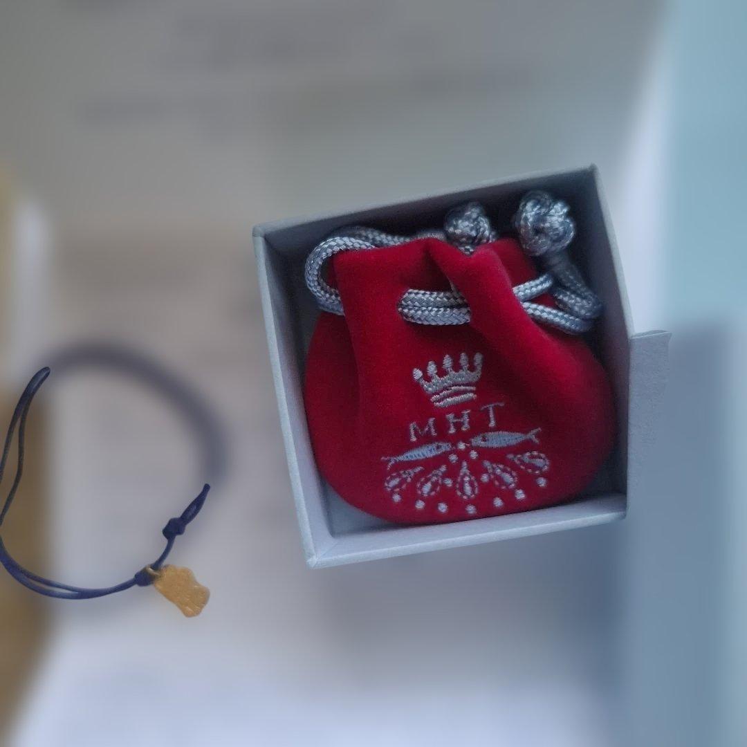 【Marie-Hélène de taillac 】招き猫　コードブレスレット