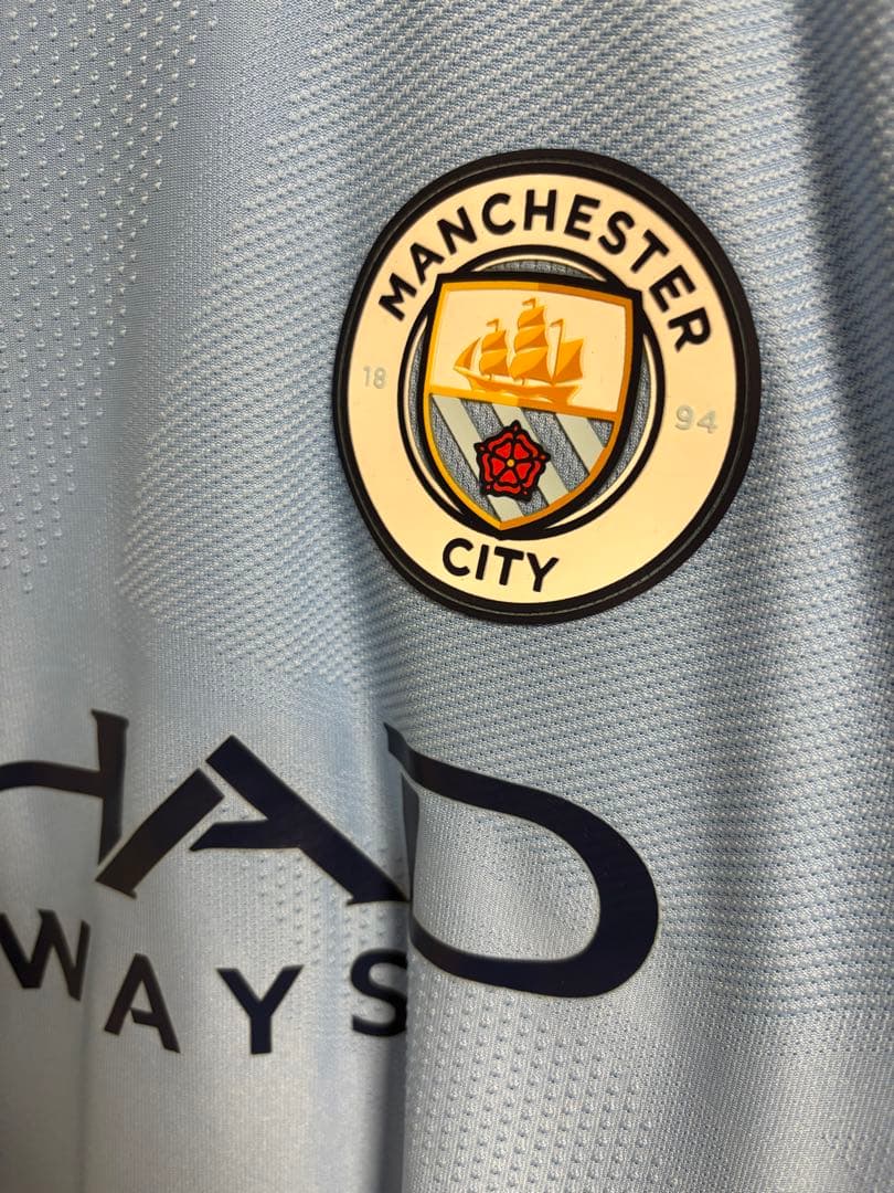 マンチェスター・シティ アグエロ　ユニフォーム　オーセンティック