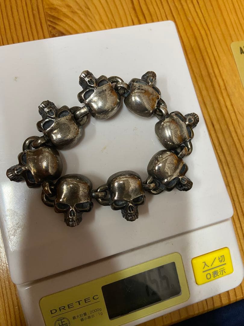 crazy pig　EVIL SKULL LINK BRACELET