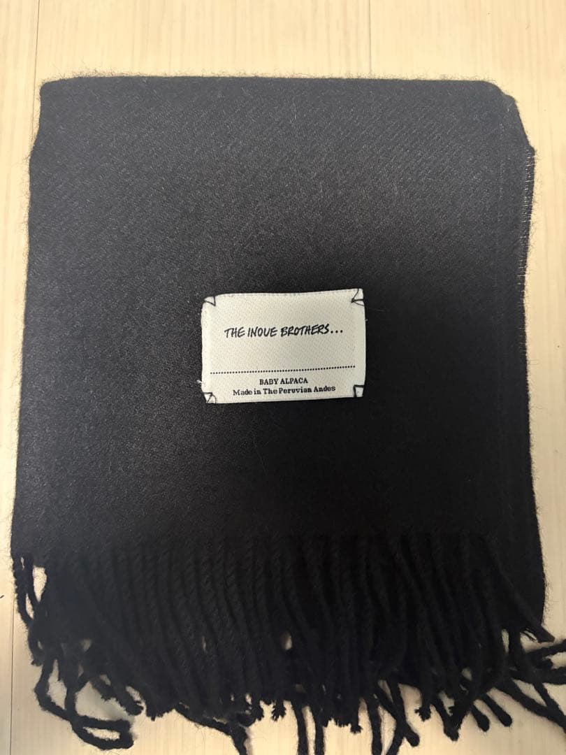 THE INOUÉ BROTHERS 黒 マフラー