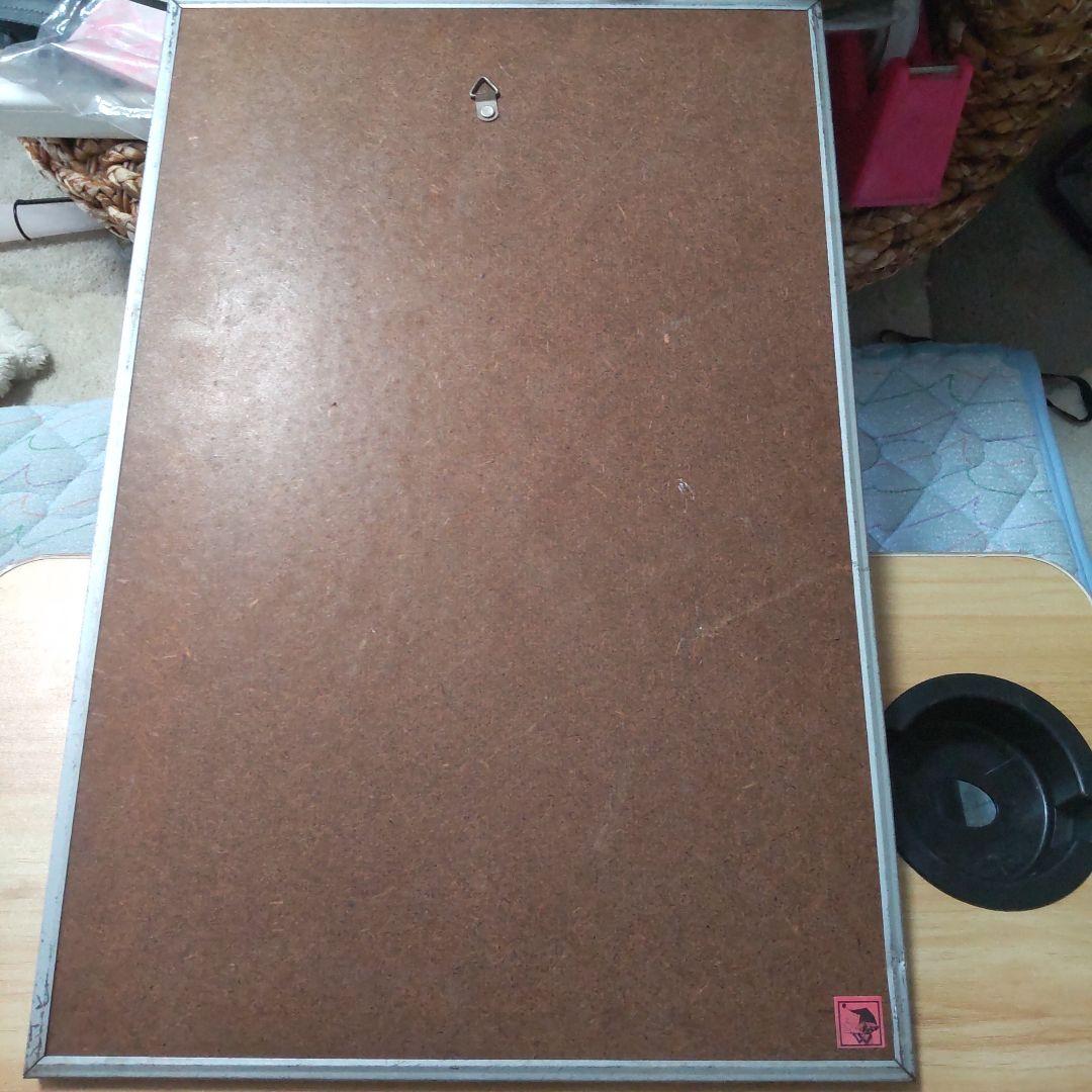 アンジェ　藤城清治 パブミラー 壁掛け 影絵作家の名作　巨匠　昭和レトロ