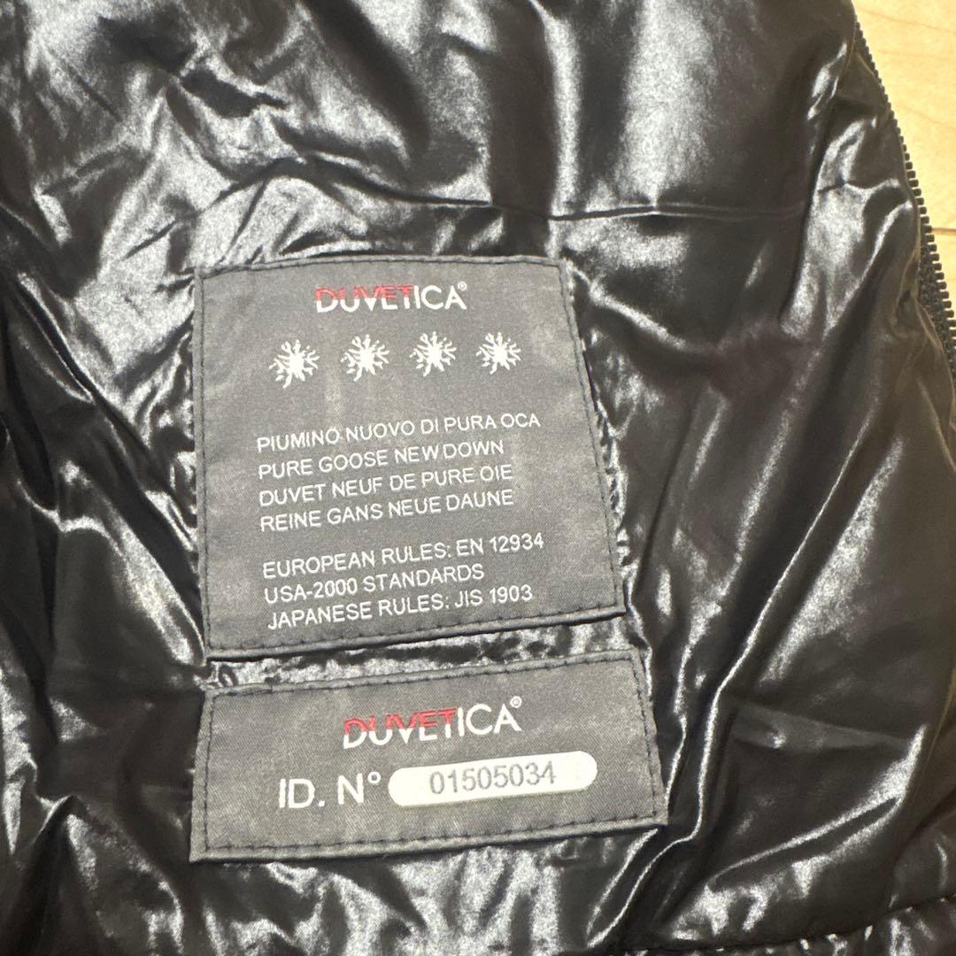 DUVETICAダウンベスト　BLACK