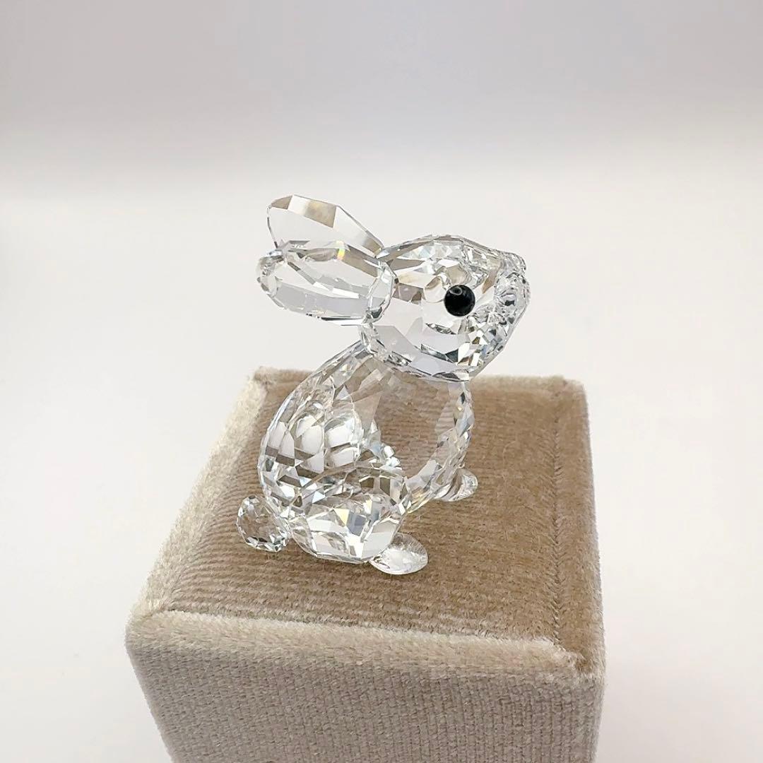 ⭐️SALE⭐【美品】スワロフスキー　フィギュリン　ウサギ　ベイビーラビット