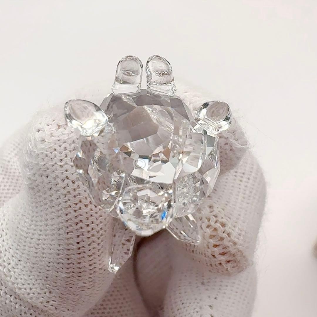 【美品】スワロフスキー　フィギュリン　ウサギ　ベイビーラビット　クリアクリスタル