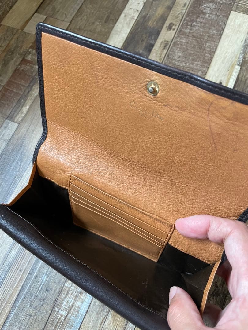 Vintage「Cristian DIOR」CD Logo Wallet