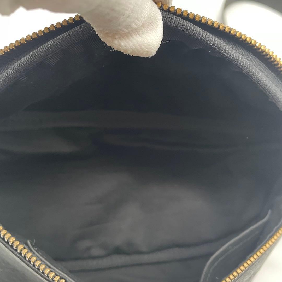 SLOW スロウ ルボーノ ファニーパック レザー ボディバッグ ブラック