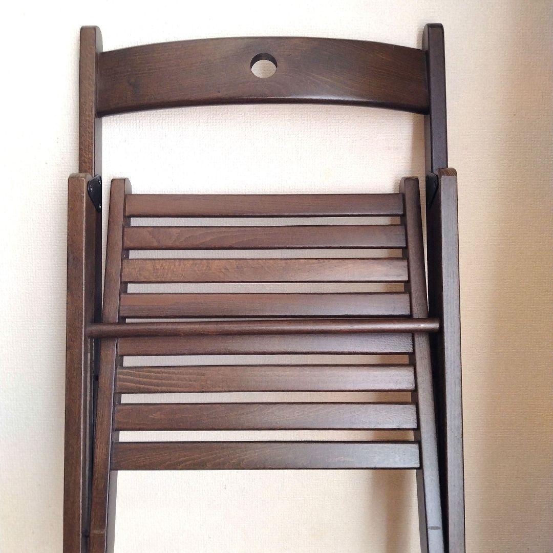 【IKEA イケア】FRÖSVI 木製 折りたたみ椅子 3脚セット