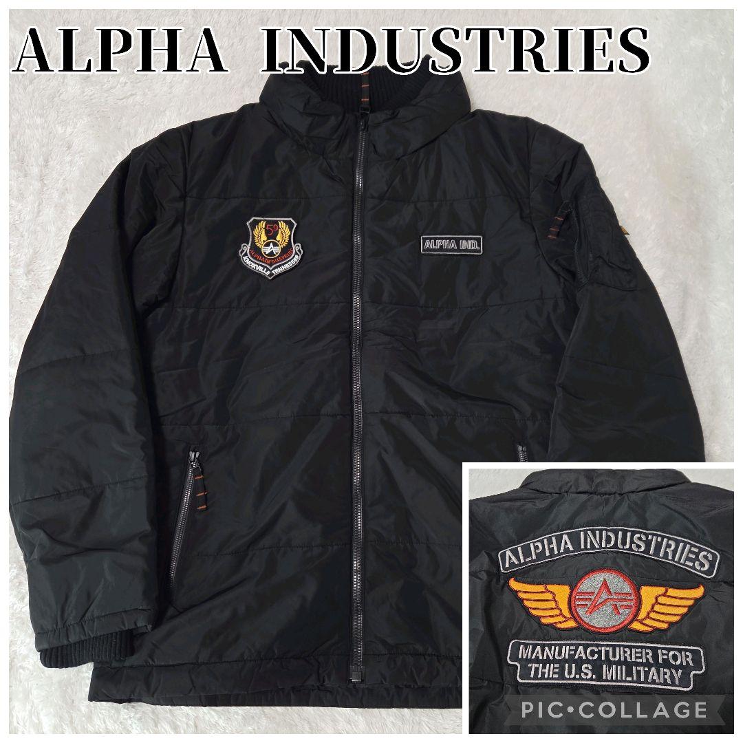 【極美品】ALPHA INDUSTRIES フライトジャケット MA-1 黒XL