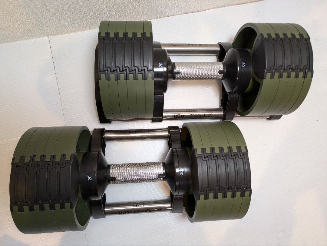 【ちぶ】フレックスベル 可変式 20kg 4kg刻み アーミーグリーン①