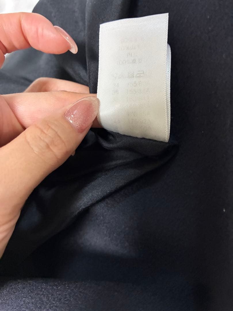 セリーヌ　クロンビーコート　 ネイビー36サイズ