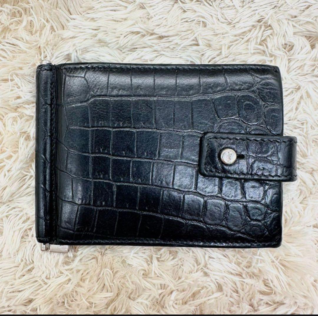 SAINT LAURENT ブラック マネークリップ美品