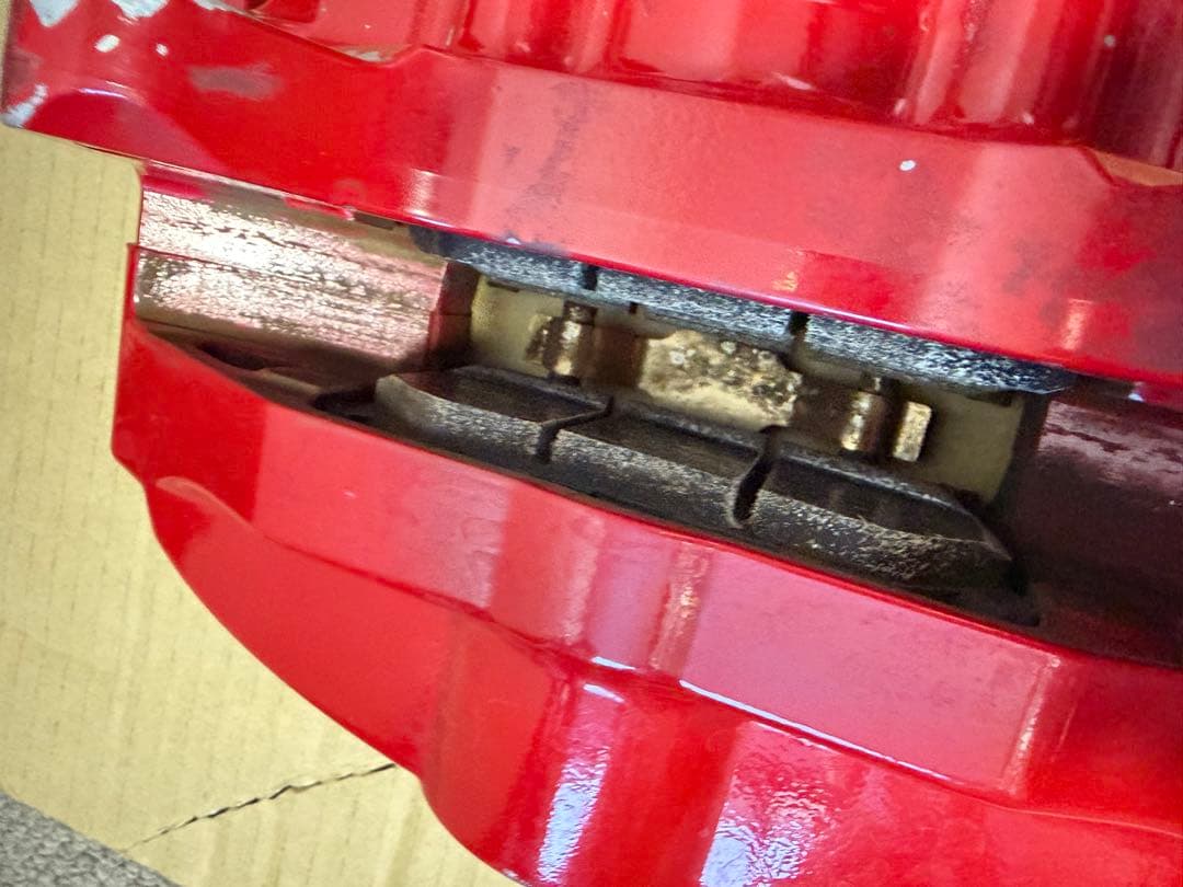 フェアレディZ Z34 Z33 Akebono ブレーキキャリパー 赤 4個