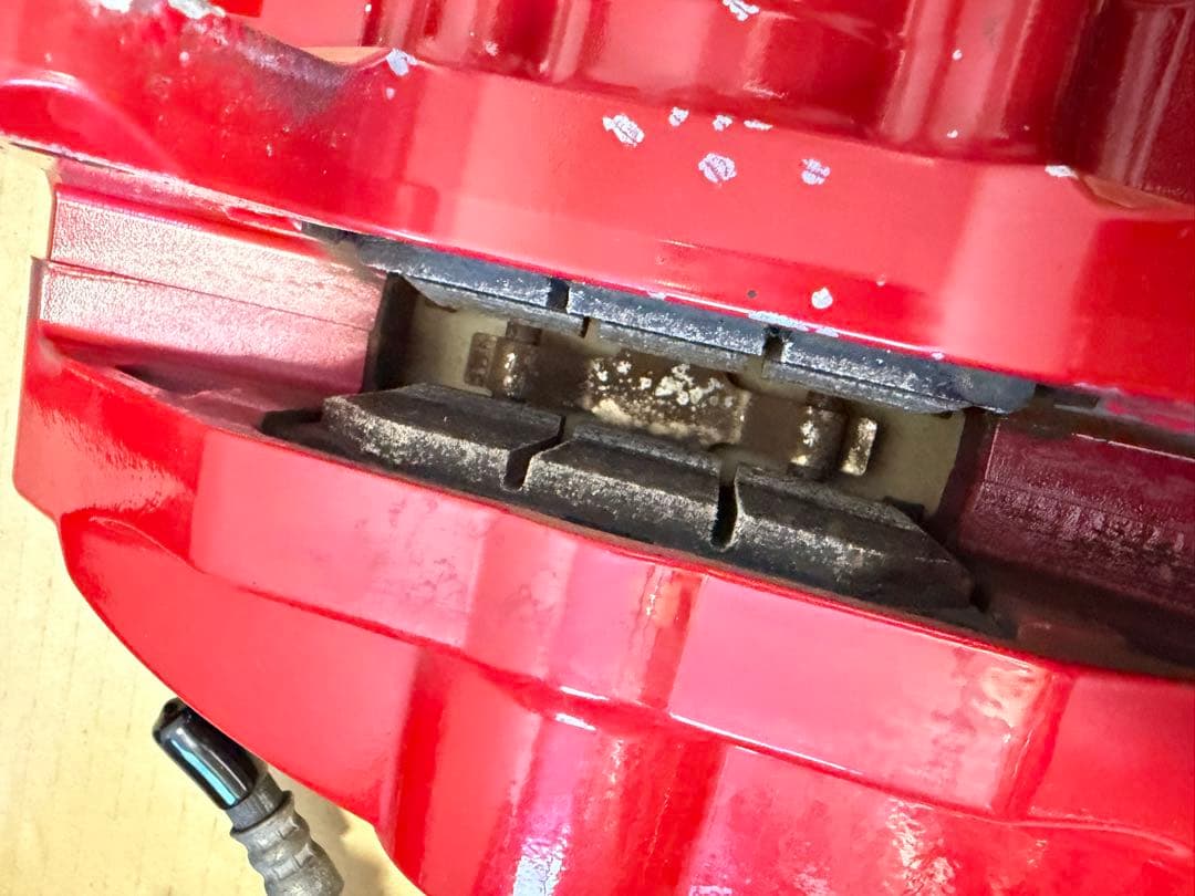 フェアレディZ Z34 Z33 Akebono ブレーキキャリパー 赤 4個