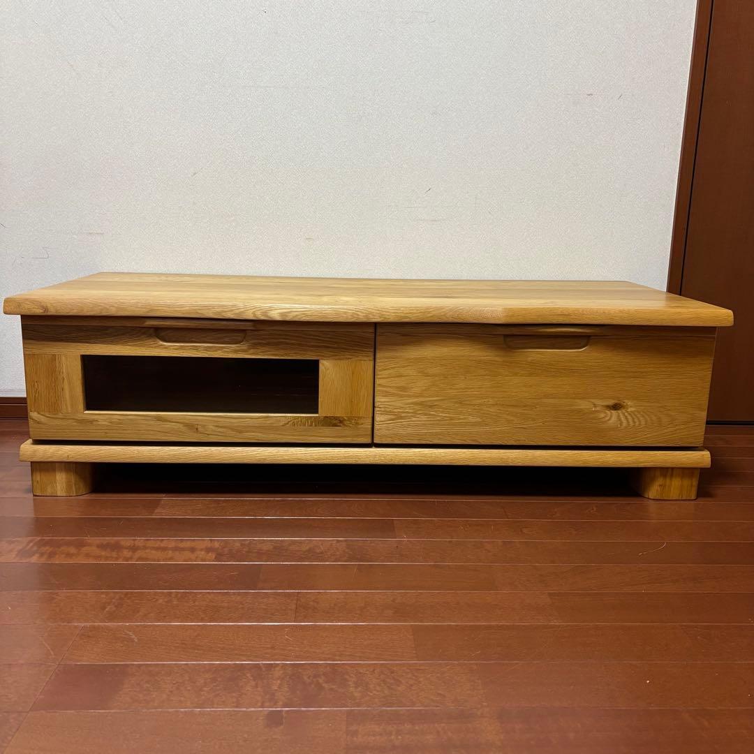 起立木工 天然木 無垢材 テレビボード テレビ台 111cm