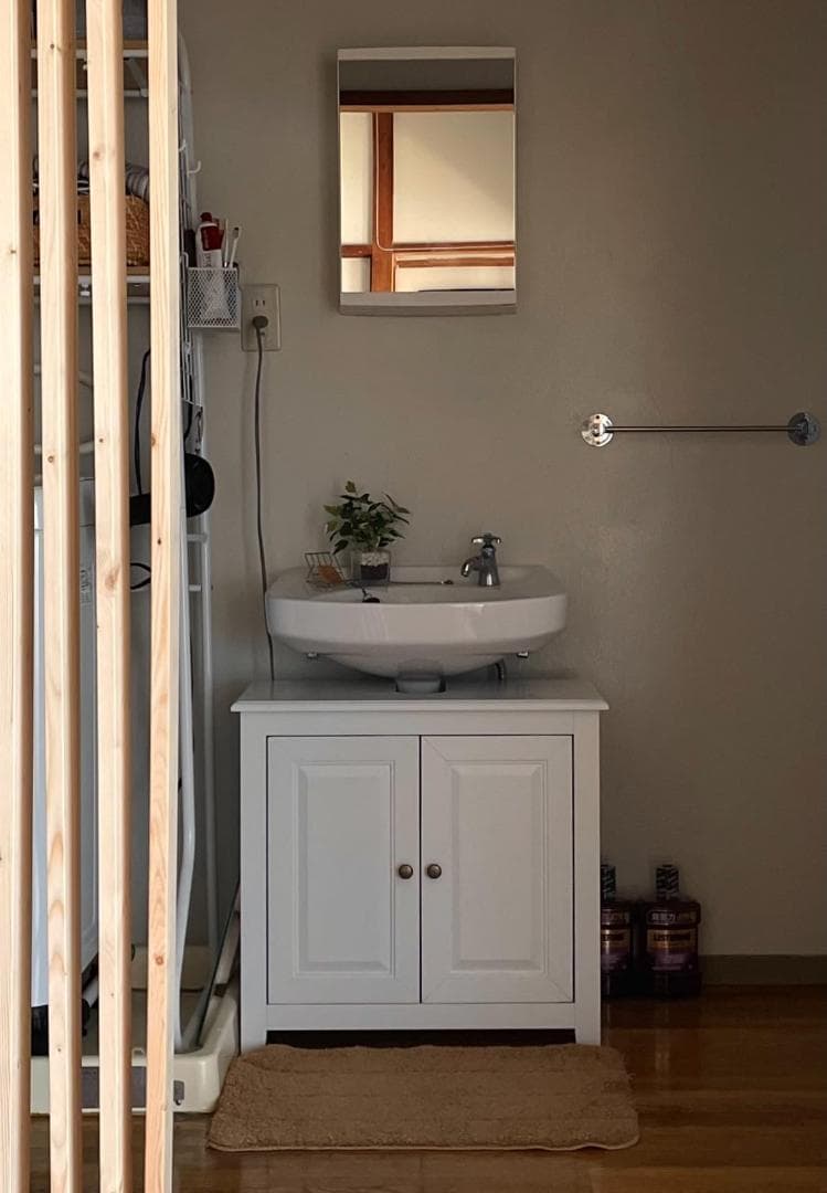 洗面台下収納キャビネット 幅60×奥行30×高さ62cm