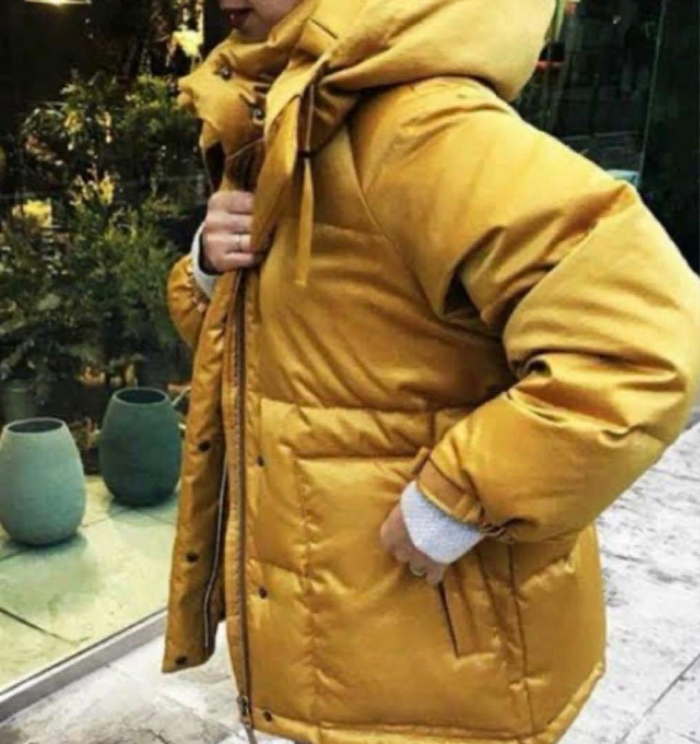 最終値下げ！6(ROKU) SATIN ダウンジャケット イエロー36