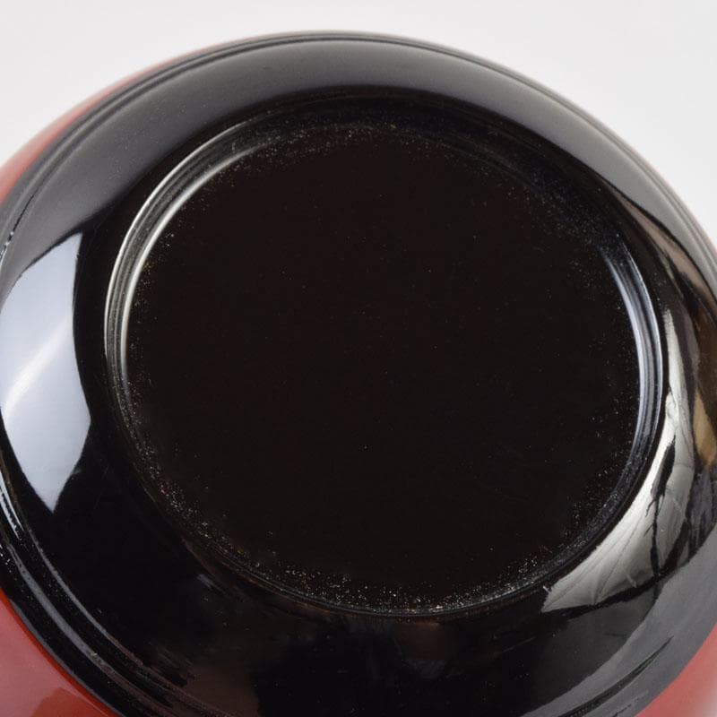 茶道具　中村湖彩作　唐物　独楽棗　共布共箱　V　9191