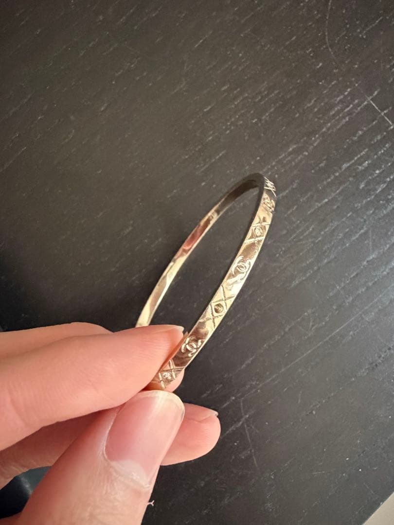 CHANEL バングル3連　CCマーク