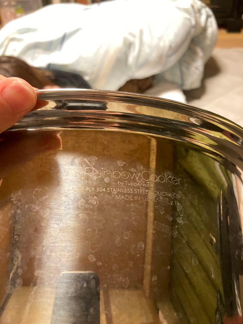25cmタッパーウェア レインボークッカー寸胴鍋 大
