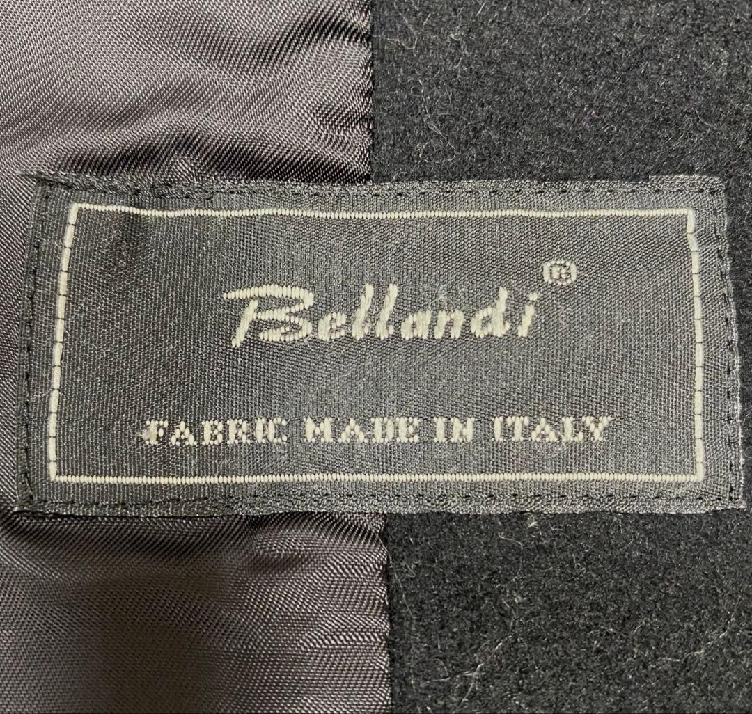 23区　ダッフルコート　イタリア生地　トグル　ウール　ブラック　フード　Lサイズ