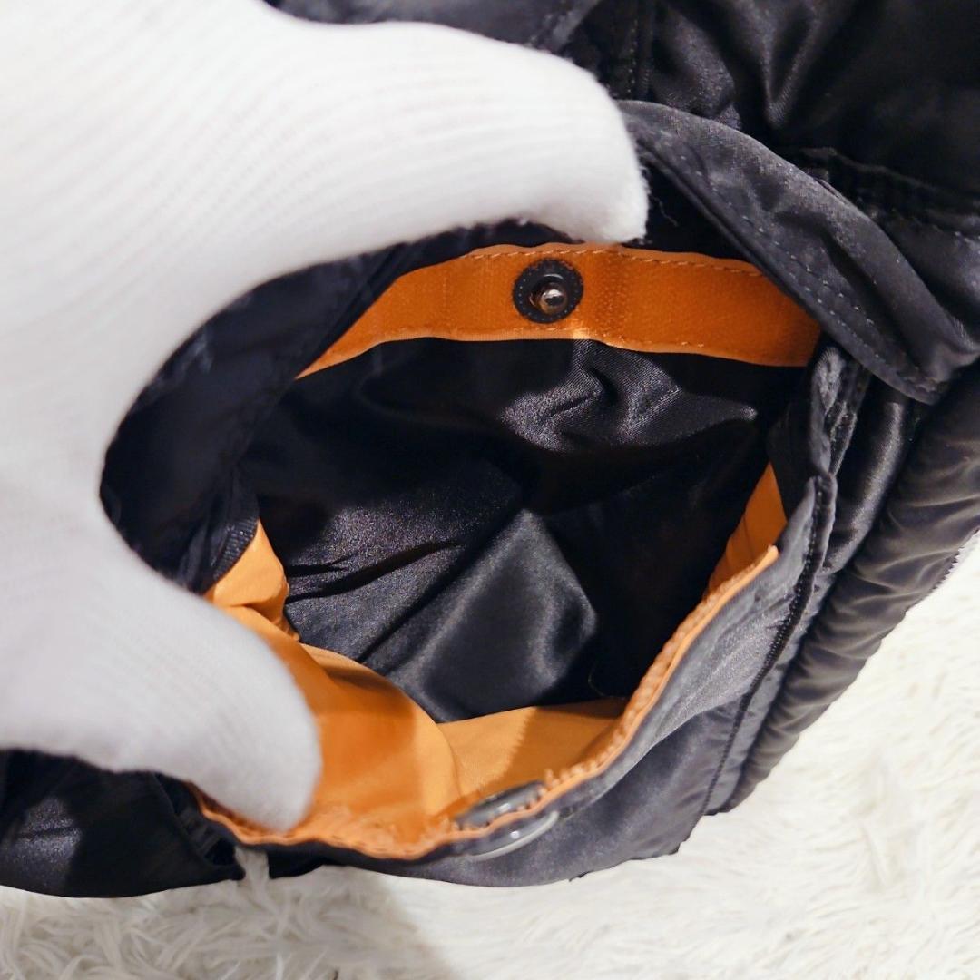 美品 ポーター タンカー 2way トートバ ッグ ナイロン ブラック A4可