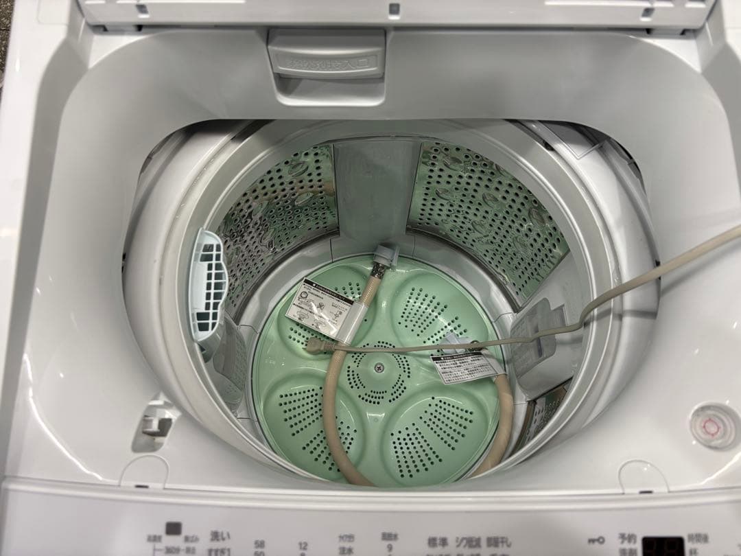 洗濯機　日立　型式BW-V70KE4（W） 極美品 50L 86L 2025年