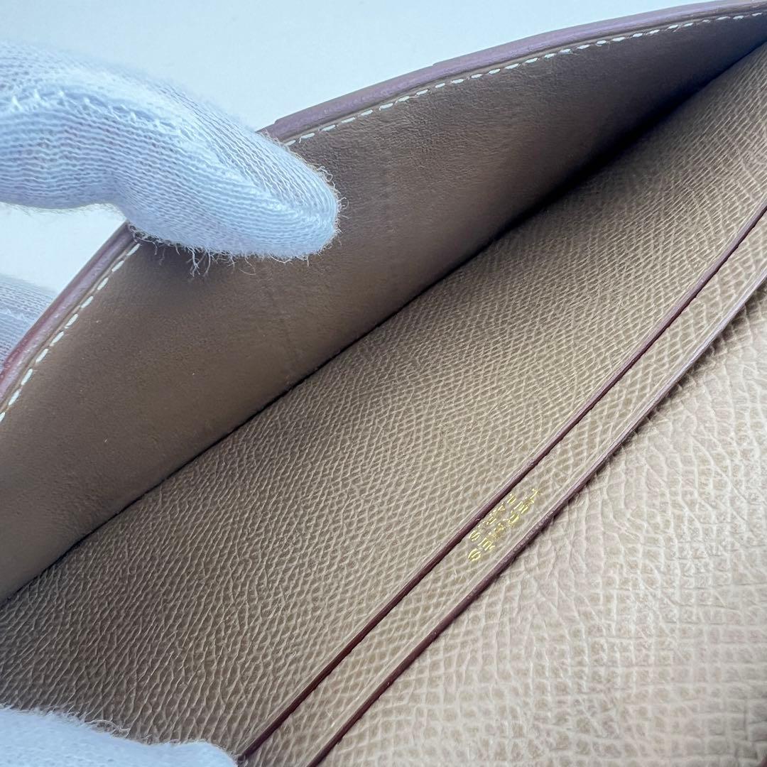 新品未使用　HERMES エルメス　べアンスフレ　エトープ　ゴールド金具　W刻