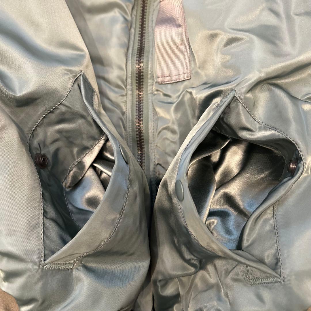 90s USA製 アルファ B-15D フライトジャケット 50s 復刻　L