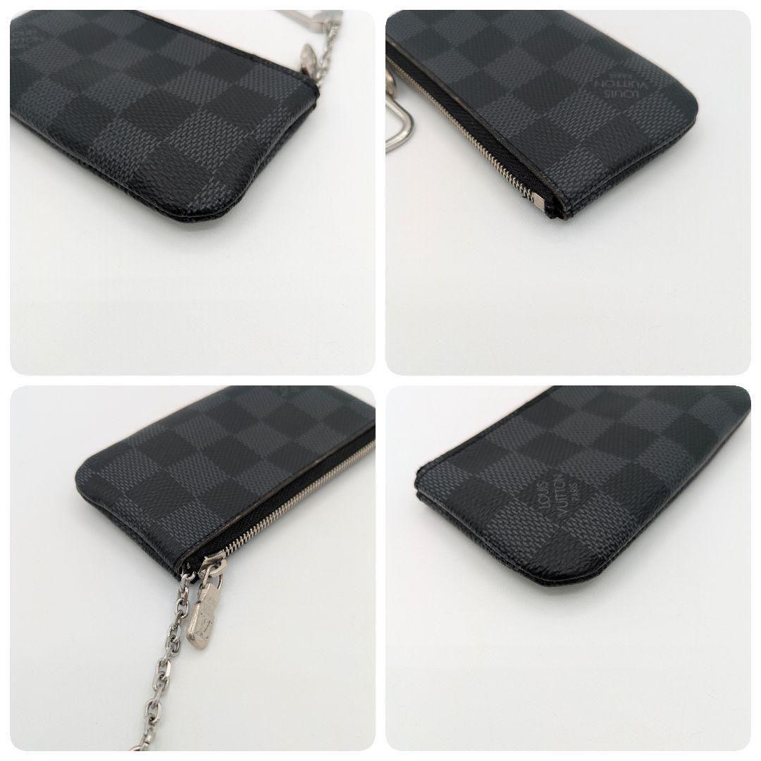 Louis Vuitton ルイ・ヴィトン ダミエ ブラック ケース 革