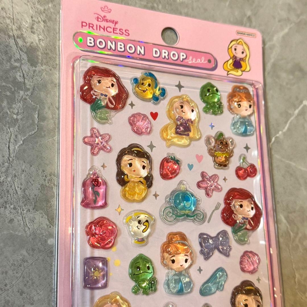 【国内正規品】ディズニーボンボンドロップシール　クラシック・プリンセス2点セット
