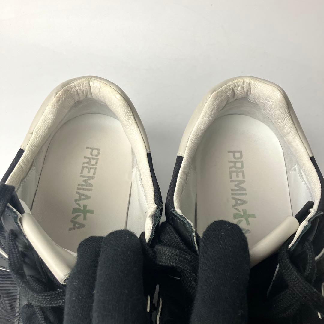 テラ　PREMIATA　プレミアータ　ナイロン　ロートップスニーカー黒43