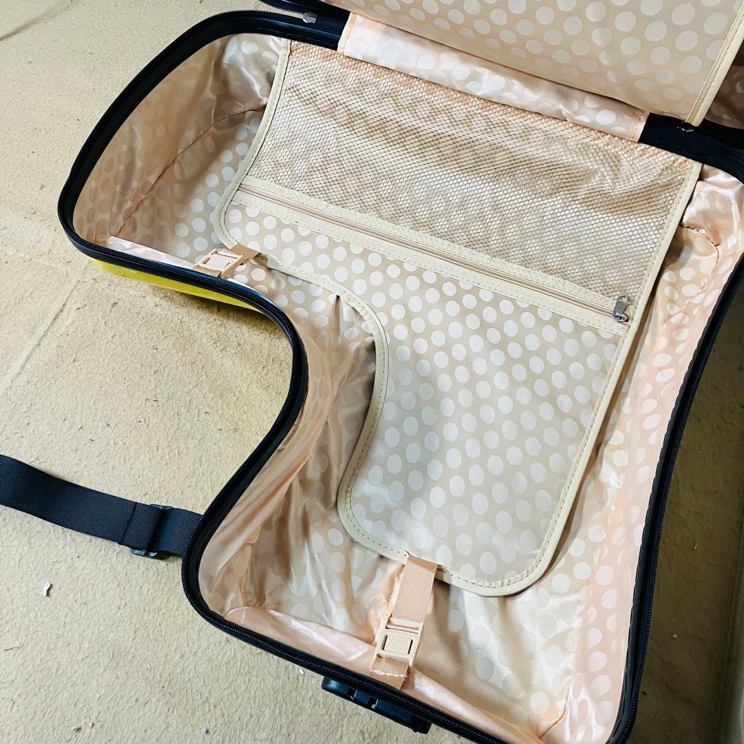 noricco のりっこ バナナ型 トラベルケース 4輪 キッズ イエロー