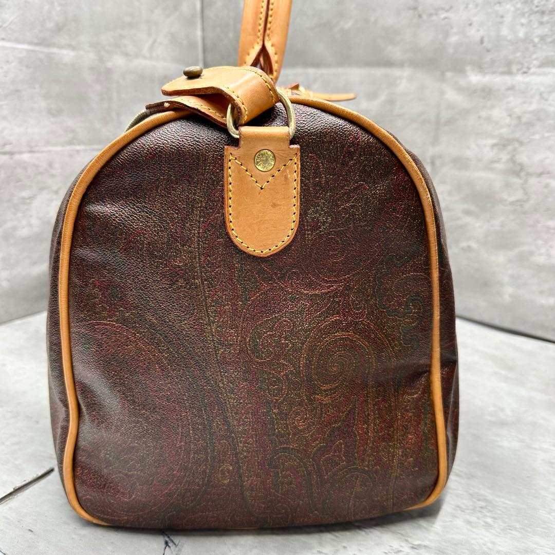 エトロ ETRO ペイズリー柄 ボストン バッグ 2way ショルダー