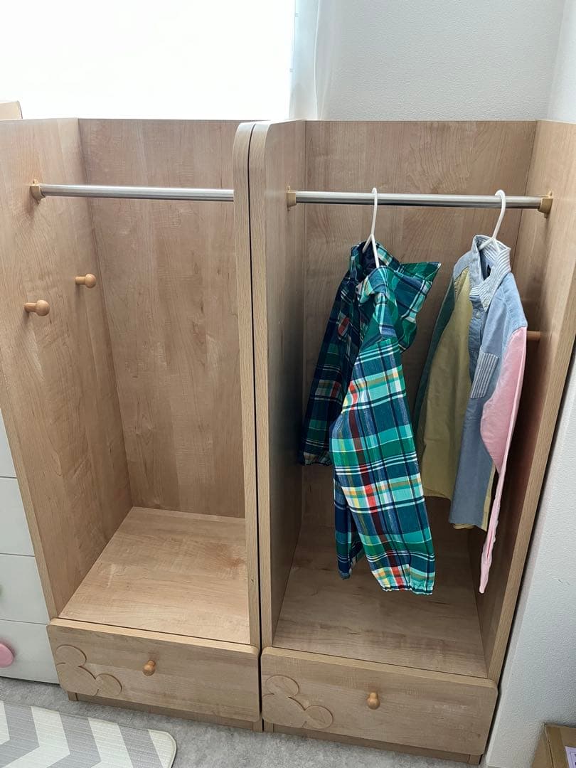 みっつん　木製ラック ミッキーマウス